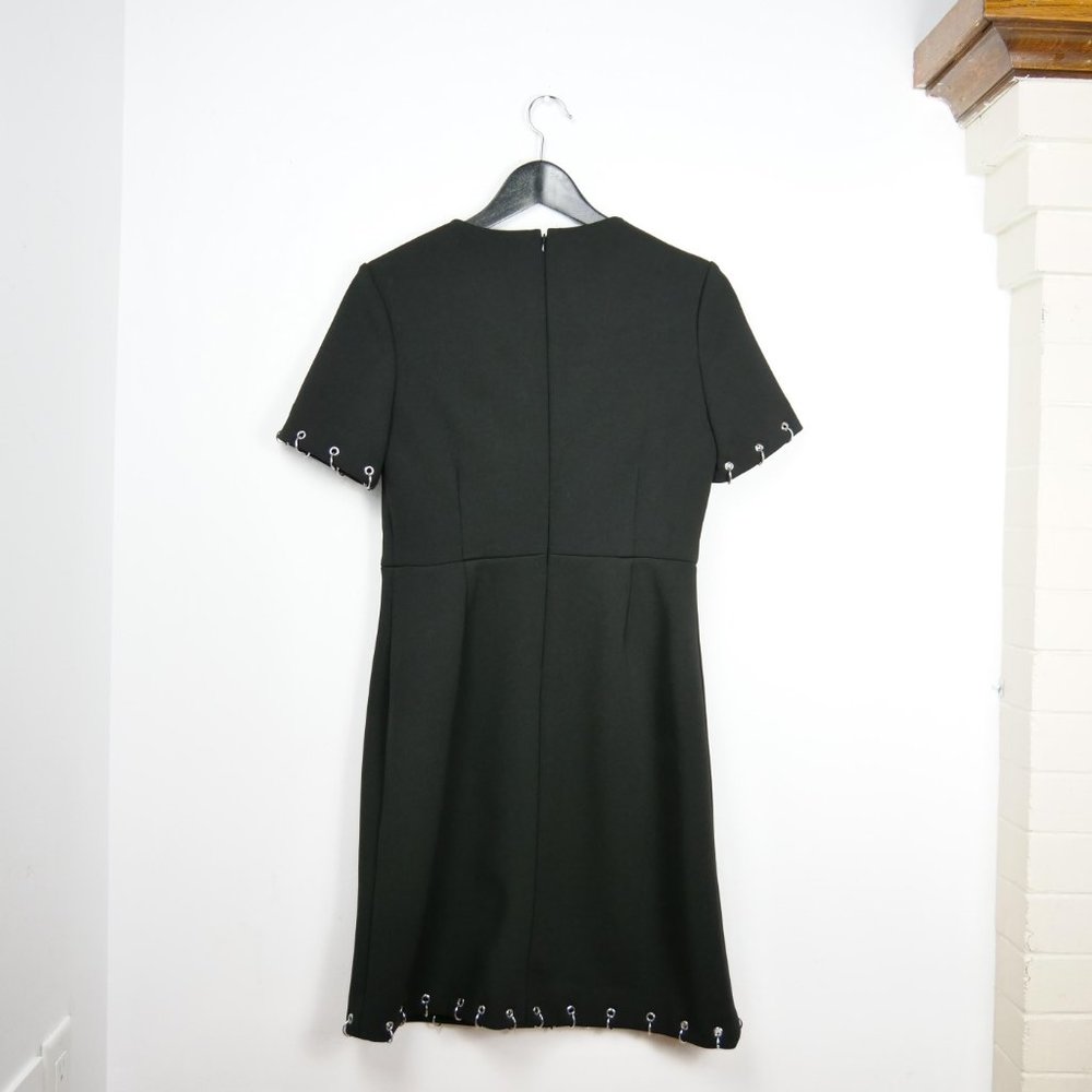 MAJE Black Dress with Piercings Neoprene - Picture 5 of 13